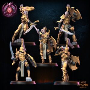 9613b9b8d310e41086905c5c2e2d79cf.jpg Depravation Regiment x5 with spears - Lost Kingdom - Minifaktura
