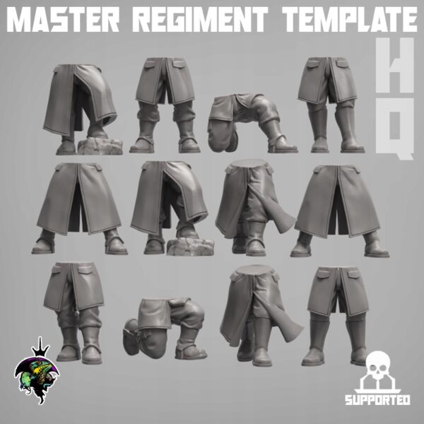 Master Regiment Template HQ Expansion - 8 szt.