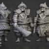 Khazarian Ogre Warriors - Pełna Jednostka + CMD