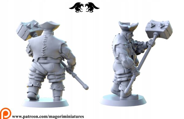 Ogre mercenaries #1- Magori Miniatures - Druk 3D