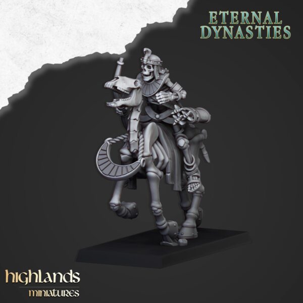 Ancient Skeletal Cavalry with Bows - x5