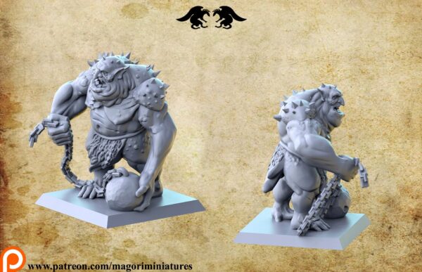 Domesticated rock troll - Magori Miniatures