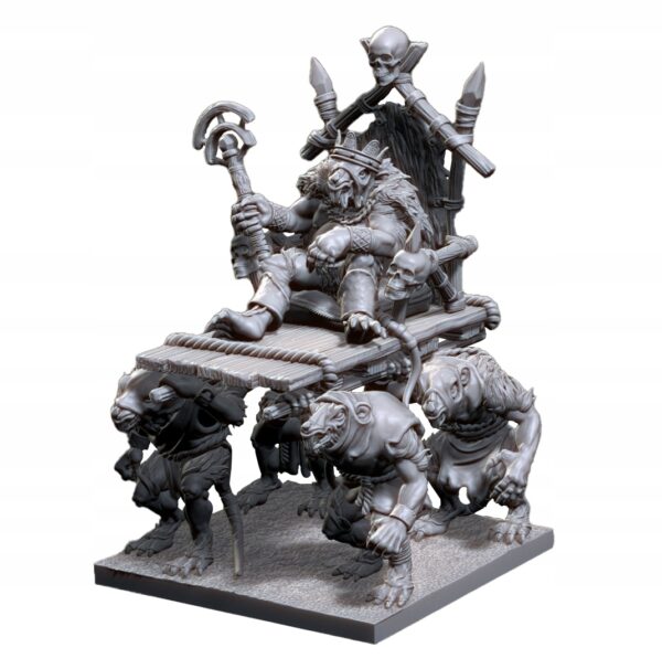 Ratmen Senatorial Litter- Vinciminiatures - Druk3D