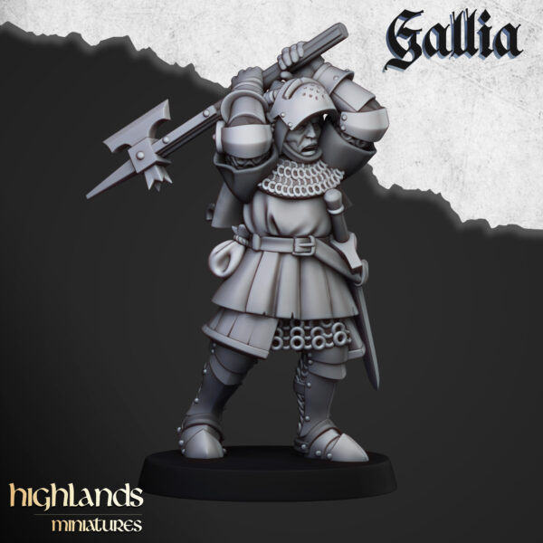 Knights of Gallia on Foot - x7 + 3 CMD