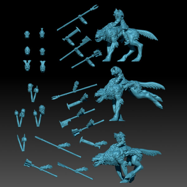 9a0579bcfbc81f79a90fff34914a482f.jpg Iron Fang Clan Wolf Riders - x1