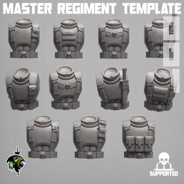 MRT Torsos Set - 11 szt. - RO - Druk 3D