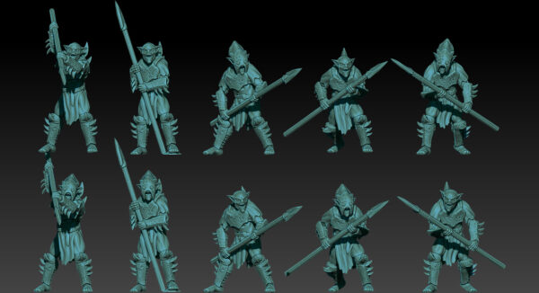 Goblins with Spears - x1