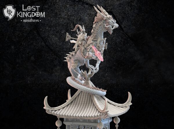 9bc893e559a57a12ed7f2e37aafc426e.jpg Dark Elves - Shiro, Chieftain on Tatsu - Druk 3D