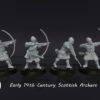 14th Century Scottish Archers - XIVw. Szkoccy Łucznicy - Pojedyncza