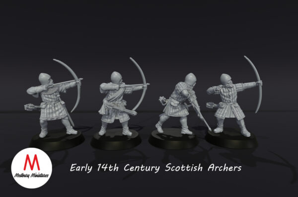 14th Century Scottish Archers - XIVw. Szkoccy Łucznicy - Pojedyncza