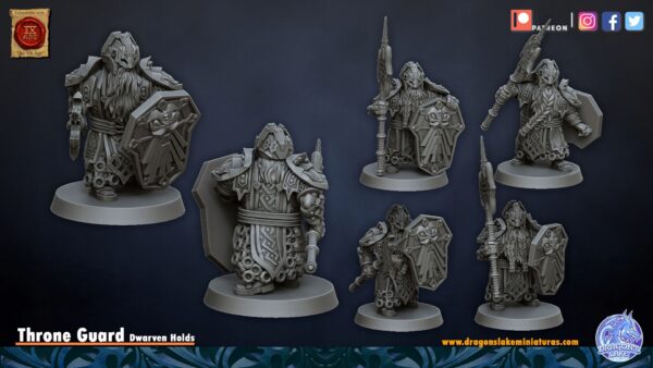 Throne Guard + CMD x 10 - DLM - Druk 3D