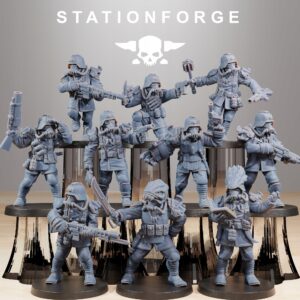 GrimGuard Xenarid Hunters - Station Forge - Minifaktura