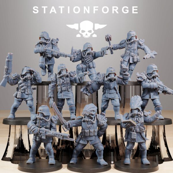 GrimGuard Xenarid Hunters - Station Forge - Minifaktura