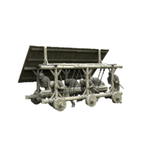 Medieval Battering Ram x1 and Christian Crew - x6