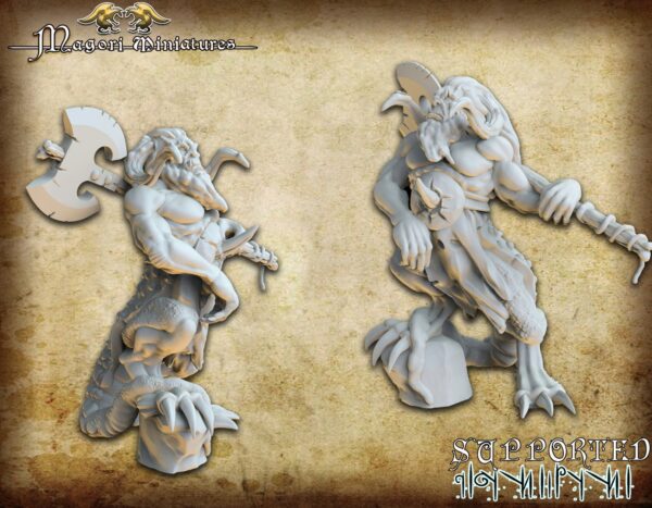 Elder Dragon Giant - Magori Miniatures - Druk 3D