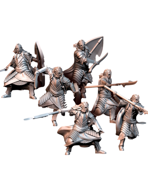Bloody Elven King Guard - Miecz/Włócznia - 6x