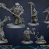 Miners 10 szt. - DLM - Dwarven Holds - Druk 3D