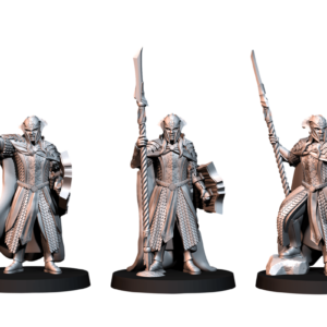 Wood Elf King Guard - 6 Póz Miecz/Halabarda