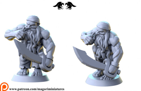 9e489273cc41ab593add971000845253.jpg Dwarf Pirate 1#- Magori Miniatures - Druk 3D