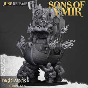 Great Dwarf King on Throne - x1