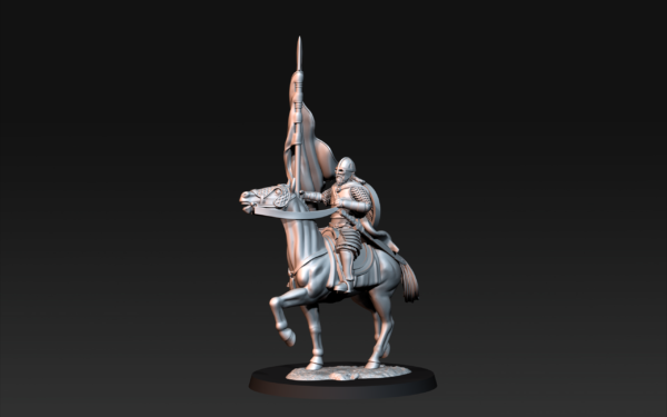 West Human Banner on Horse - x1 - obrazek 2