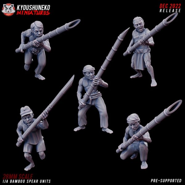 9fc334a72da8cc9bd32863782643a9bf.jpg Japanese Bamboo Spear Units 5 szt.- Minifaktura