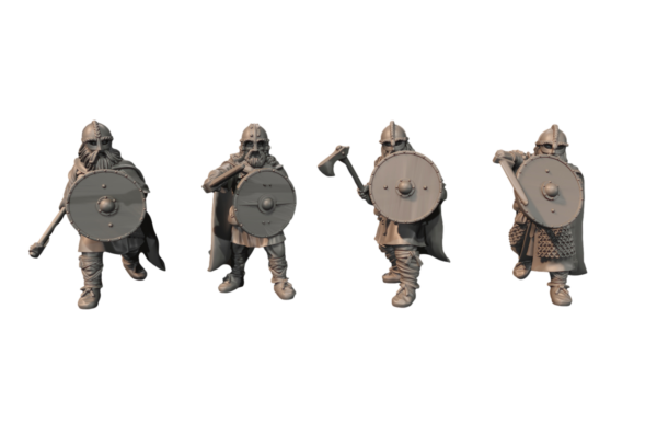 Hengstland Warriors With Hand Weapons - 4x