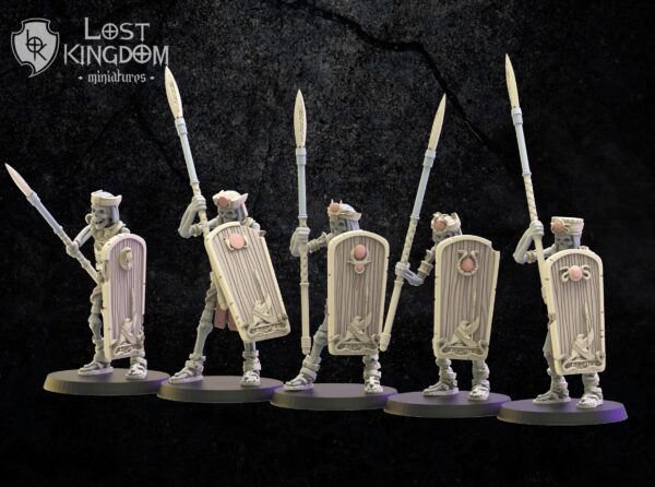 9fdc3bbff96e685ca831f39be257c214.jpg Hurus Spearmen x10 - Lost Kingdom - Minifaktura