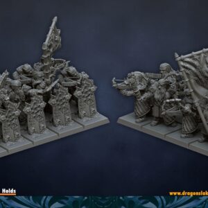 Dwarf Clan Marksmen CMD - DL Miniatures