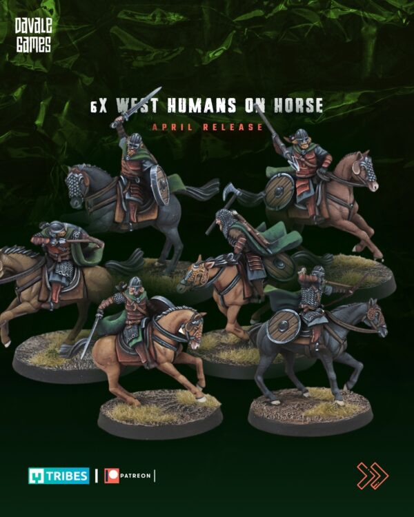West Humans on Horse - x1