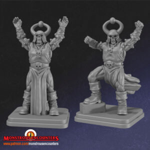 Classic Dark Sorcerer (2 pozy) - Monstrous Encounters