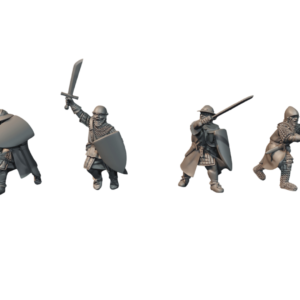 Early 14th century men at arms with Falchions - 4 Pozy