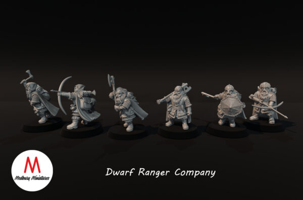 a1b70d23f7c0697c0cda11cad1272f78.jpg Dwarf Rangers Company - Kompania Krasnoludzkich Łowców 6x Oddział