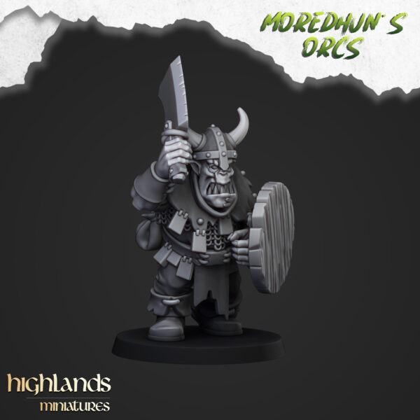 Orc Warriors with Hand Weapons + CMD - x10