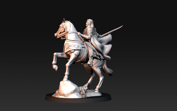 King of the Forest Elves on Horse - Król Leśnych Elfów na Koniu - Davale Games