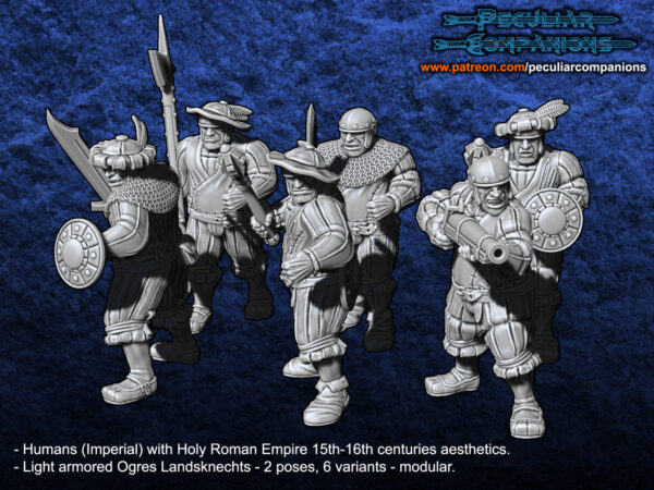 The Empire Ogres Landskenchts - x1