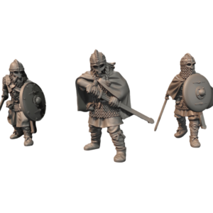 Vendel Era Warriors With Swords - x3
