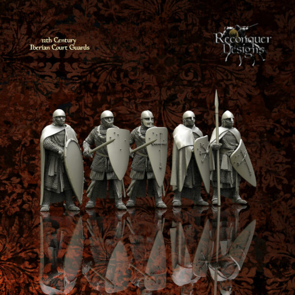 12th Century Iberian Christian Court Guards - x5
