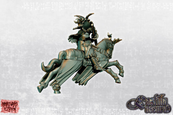 Dragon Knight on horse - Minifaktura - Druk 3D
