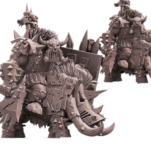 Iron Orc Warlord on Warboar - x1
