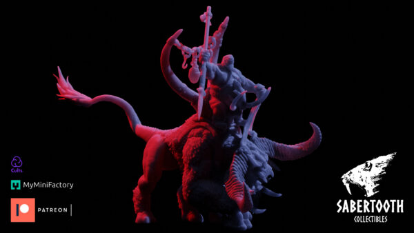 Beastlord on Boulderskull Sabertooth Collectibles