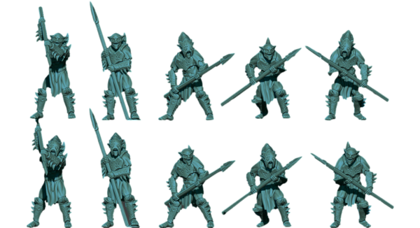 Goblins with Spears - x1