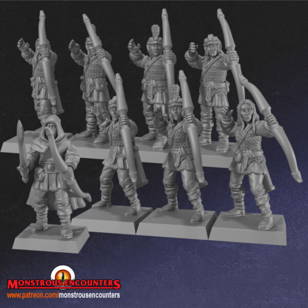 Wood Elf Spearmen/Swords/Archers - Monstrous Encounters