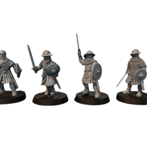 14th Century Scots with Sword and Shield - 4x