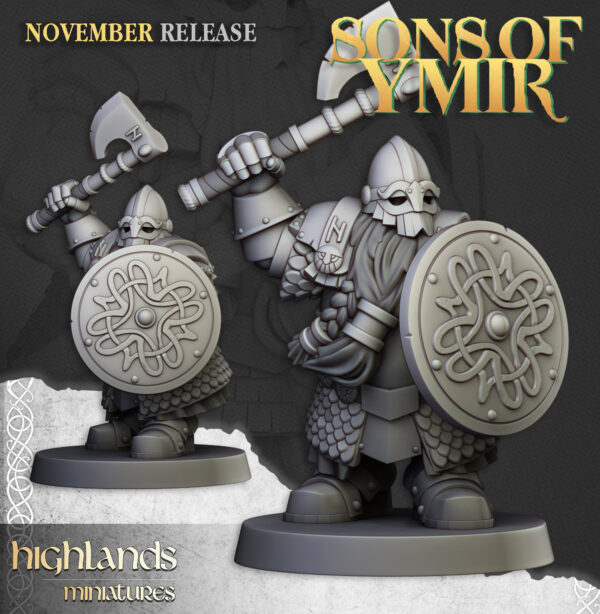 Dwarf Huscarls - 6 Póz