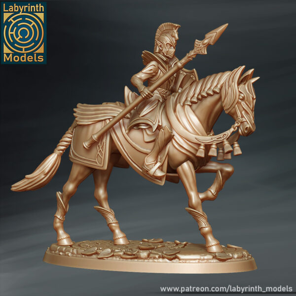 Elf Mounted Knights - Rycerze Konni 3 Pozy