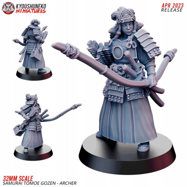 a8309057a42b96b5ead38e4cf4c231b9.jpg Samurai Tomoe Gozen - Archer - Minifaktura