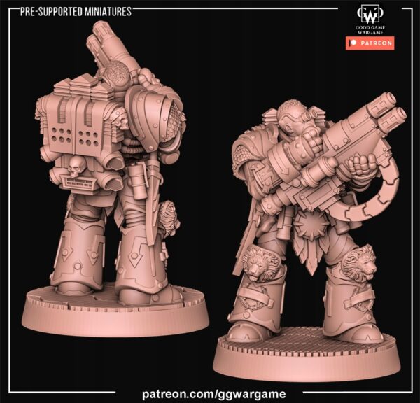Blitz Guard of Terra Heavy Support 2 - Minifaktura