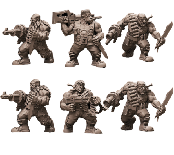 Ogre Jungle Fighters Różne Wzory