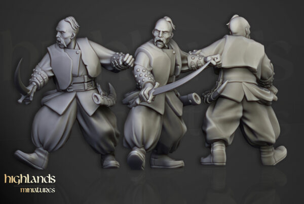 Harbor Cossacks - Kozacy - Piechota z Mieczami 7+3 CMD